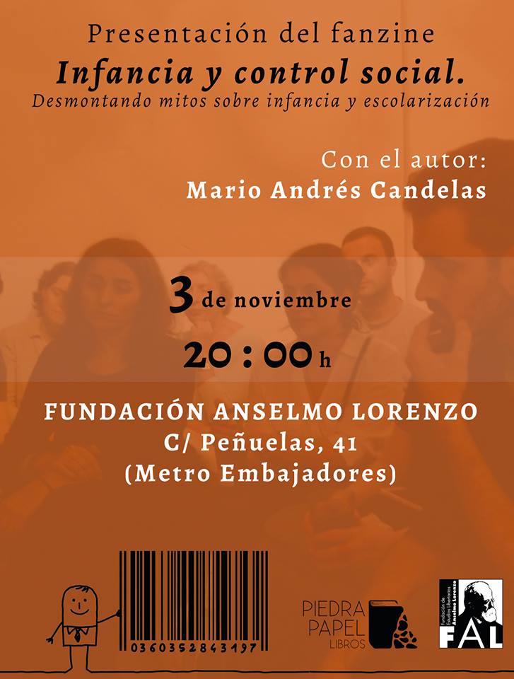 3 de noviembre, presentación del fanzine